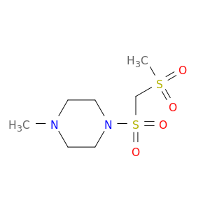 Piperazine, 1-methyl-4-[[(methylsulfonyl)methyl]sulfonyl]-