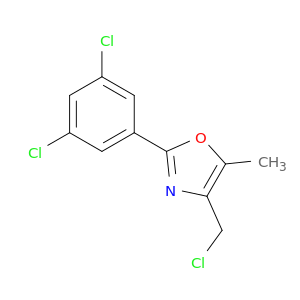 Oxazole, 4-(chloromethyl)-2-(3,5-dichlorophenyl)-5-methyl-