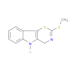 1,3-Thiazino[5,6-b]indole, 4,5-dihydro-2-(methylthio)-