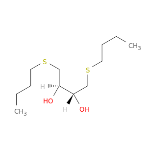 2,3-Butanediol, 1,4-bis(butylthio)-, (2R,3R)-