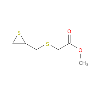 Acetic acid, [(thiiranylmethyl)thio]-, methyl ester