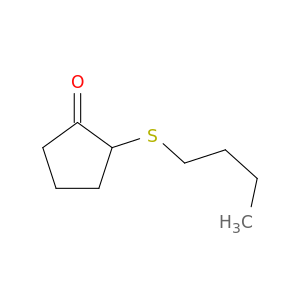 Cyclopentanone, 2-(butylthio)-