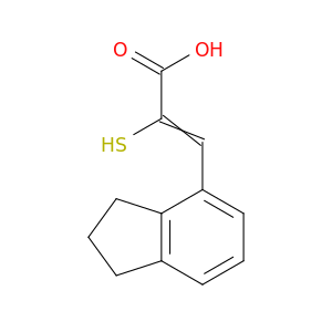 2-Propenoic acid, 3-(2,3-dihydro-1H-inden-4-yl)-2-mercapto-