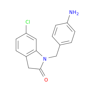 1-[(4-Aminophenyl)methyl]-6-chloro-2,3-dihydro-1H-indol-2-one