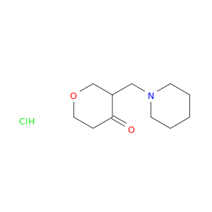 3-[(Piperidin-1-yl)methyl]oxan-4-one hydrochloride