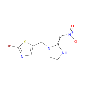Thiazole, 2-bromo-5-[[2-(nitromethylene)-1-imidazolidinyl]methyl]-