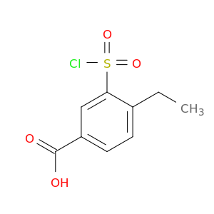 3-(Chlorosulfonyl)-4-ethylbenzoic Acid