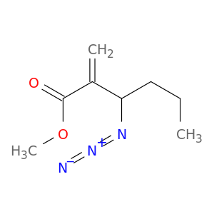 Hexanoic acid, 3-azido-2-methylene-, methyl ester