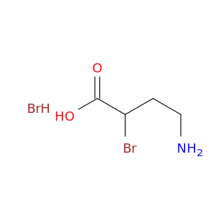 Butanoic acid, 4-amino-2-bromo-, hydrobromide