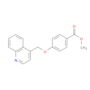 Benzoic acid, 4-(4-quinolinylmethoxy)-, methyl ester