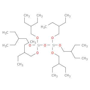 Silicic acid (H6Si2O7),hexakis(2-ethylbutyl) ester (9CI)