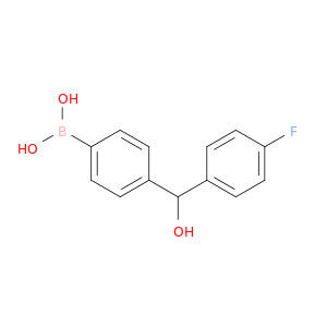4-[(4-Fluorophenyl)(hydroxy)methyl]phenylboronic acid