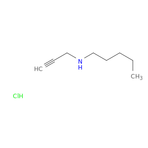 1-Pentanamine, N-2-propynyl-, hydrochloride
