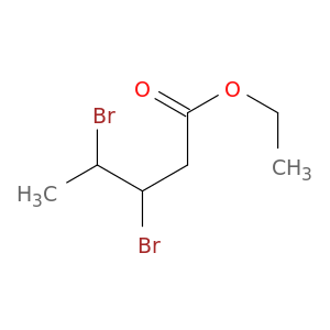 Pentanoic acid, 3,4-dibromo-, ethyl ester