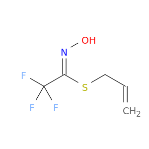 Ethanimidothioic acid, 2,2,2-trifluoro-N-hydroxy-, 2-propenyl ester, (Z)-