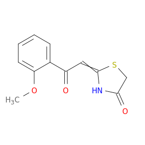 2-[2-(2-Methoxyphenyl)-2-oxoethylidene]-1,3-thiazolidin-4-one