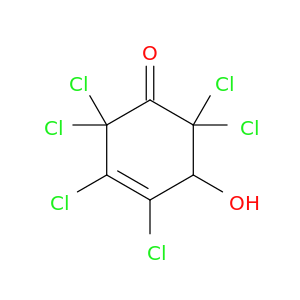 3-Cyclohexen-1-one, 2,2,3,4,6,6-hexachloro-5-hydroxy-