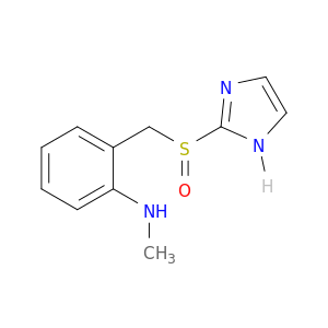 Benzenamine, 2-[(1H-imidazol-2-ylsulfinyl)methyl]-N-methyl-
