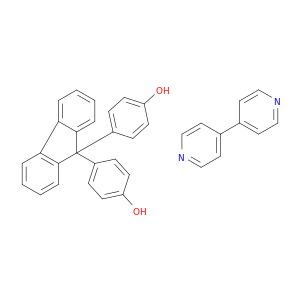 Phenol, 4,4'-(9H-fluoren-9-ylidene)bis-, compd. with 4,4'-bipyridine(1:1)
