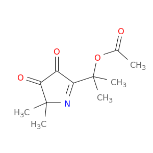 2H-Pyrrole-3,4-dione, 5-[1-(acetyloxy)-1-methylethyl]-2,2-dimethyl-