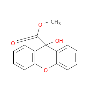 9H-Xanthene-9-carboxylic acid, 9-hydroxy-, methyl ester