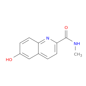 2-Quinolinecarboxamide, 6-hydroxy-N-methyl-