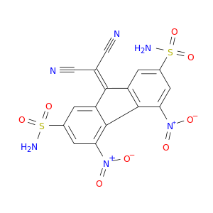 9H-Fluorene-2,7-disulfonamide, 9-(dicyanomethylene)-4,5-dinitro-