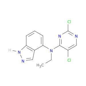 1H-Indazol-4-amine, N-(2,5-dichloro-4-pyrimidinyl)-N-ethyl-