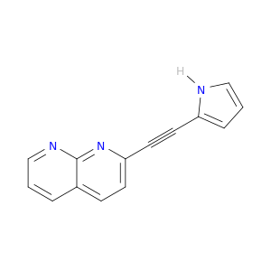 1,8-Naphthyridine, 2-[2-(1H-pyrrol-2-yl)ethynyl]-