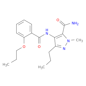 1-甲基-4-(2-丙基苯甲酰胺)-3-丙基-1H-吡唑-5-甲酰胺