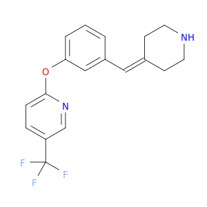 2-(3-(哌啶-4-亚基甲基)苯氧基)-5-(三氟甲基)吡啶