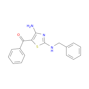 Methanone, [4-amino-2-[(phenylmethyl)amino]-5-thiazolyl]phenyl-