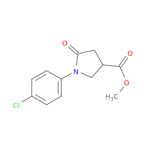 methyl 1-(4-chlorophenyl)-5-oxopyrrolidine-3-carboxylate