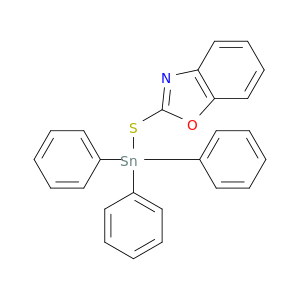 Benzoxazole, 2-[(triphenylstannyl)thio]-