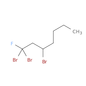 Heptane, 1,1,3-tribromo-1-fluoro-