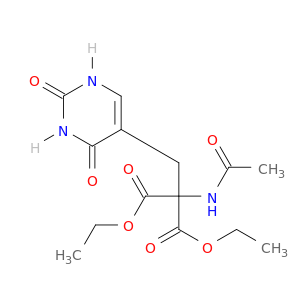 Propanedioic acid,2-(acetylamino)-2-[(1,2,3,4-tetrahydro-2,4-dioxo-5-pyrimidinyl)methyl]-,1,3-diethyl ester