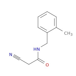 2-cyano-N-[(2-methylphenyl)methyl]acetamide