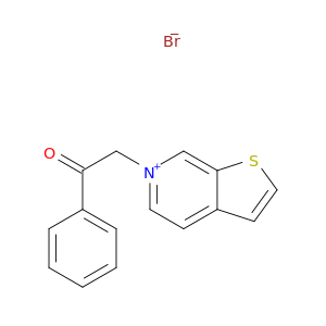 Thieno[2,3-c]pyridinium, 6-(2-oxo-2-phenylethyl)-, bromide