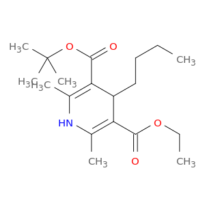 tert-butyl ethyl 4-butyl-2,6-dimethyl-1,4-dihydropyridine-3,5-dicarboxylate