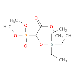 Acetic acid, (dimethoxyphosphinyl)[(triethylsilyl)oxy]-, methyl ester