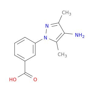3-(4-Amino-3,5-dimethyl-1H-pyrazol-1-yl)benzoic acid