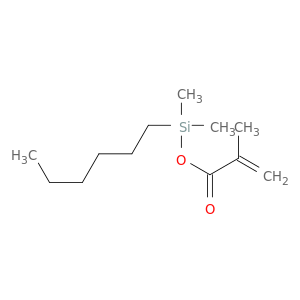 2-Propenoic acid, 2-methyl-, hexyldimethylsilyl ester