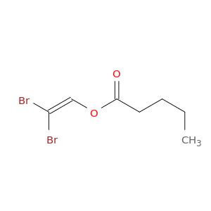 Pentanoic acid, 2,2-dibromoethenyl ester