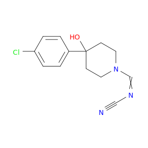 4-Piperidinol, 4-(4-chlorophenyl)-1-[(cyanoimino)methyl]-