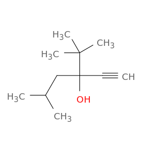 1-Hexyn-3-ol, 3-(1,1-dimethylethyl)-5-methyl-