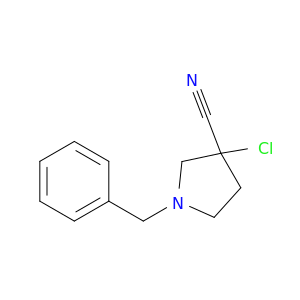 1-Benzyl-3-chloropyrrolidine-3-carbonitrile