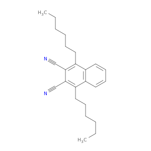 2,3-Naphthalenedicarbonitrile, 1,4-dihexyl-