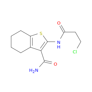 2-(3-Chloropropanamido)-4,5,6,7-tetrahydro-1-benzothiophene-3-carboxamide