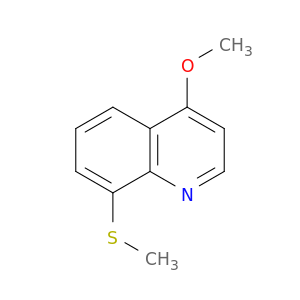 Quinoline, 4-methoxy-8-(methylthio)-
