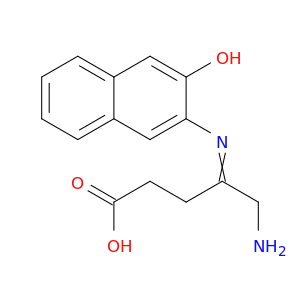 5-氨基-4-[(3-羟基-2-萘基)咪尼]戊酸